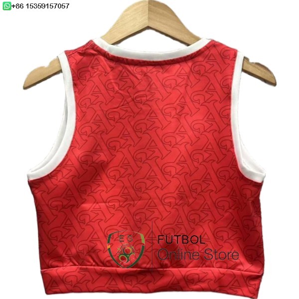 Camiseta Sin Mangas Mujer Arsenal 25/2026 Especial Rojo