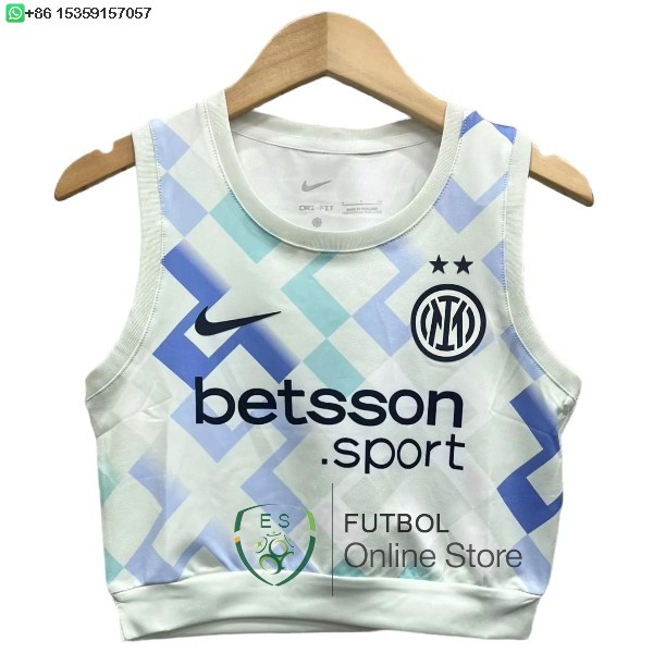 Camiseta Sin Mangas Mujer Inter Milan 25/2026 Segunda