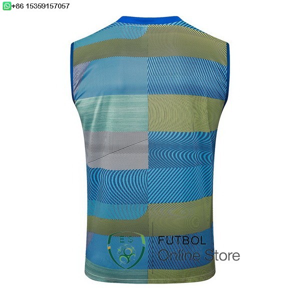 Camiseta Sin Mangas Real Madrid 25/2026 Azul Amarillo