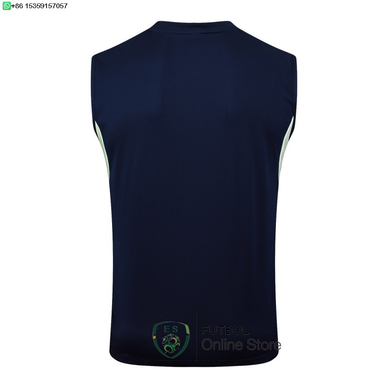 Camiseta Sin Mangas Real Madrid 25/2026 Azul Marino I Verde
