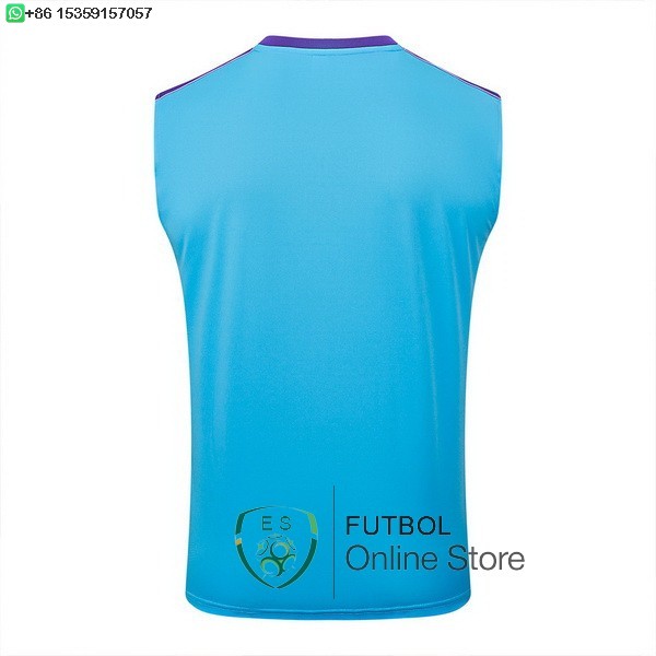 Camiseta Sin Mangas Real Madrid 25/2026 Azul Purpura
