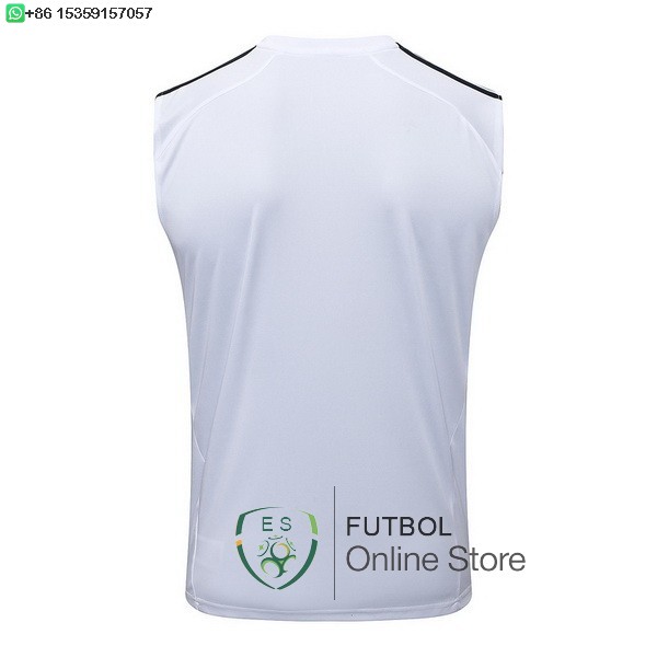 Camiseta Sin Mangas Real Madrid 25/2026 Blanco Verde