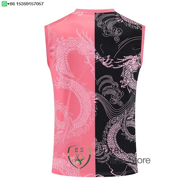 Camiseta Sin Mangas Real Madrid 25/2026 Negro Rosa