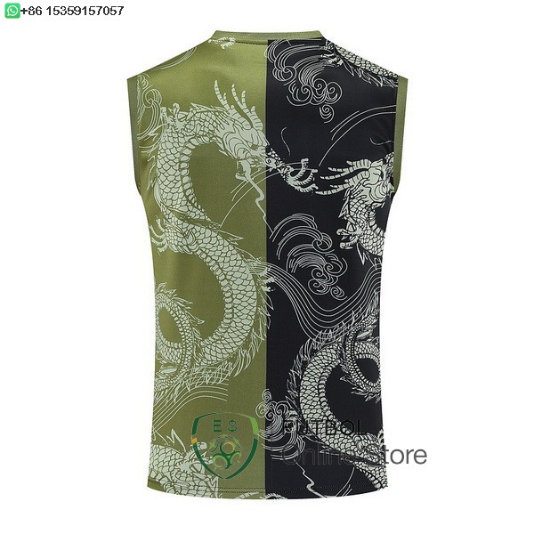 Camiseta Sin Mangas Real Madrid 25/2026 Negro Verde