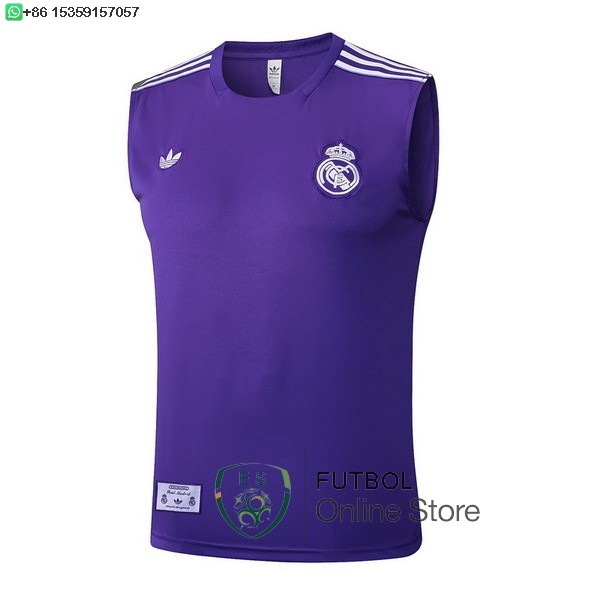 Camiseta Sin Mangas Real Madrid 25/2026 Purpura