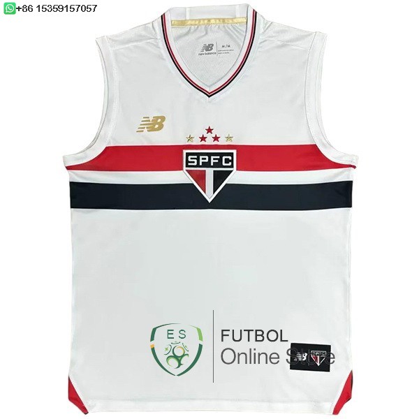 Camiseta Sin Mangas Sao Paulo 25/2026 Primera Camiseta Sin Mangas Sao Paulo 25/2026 Primera