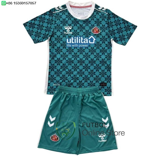 Camiseta Sunderland 25/2026 Portero Verde Camiseta Sunderland 25/2026 Portero Verde