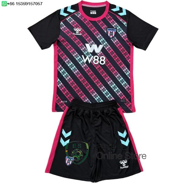 Camiseta Sunderland Conjunto Completo Hombre 25/2026 Portero Rosa Negro Camiseta Sunderland Conjunto Completo Hombre 25/2026 Portero Rosa Negro
