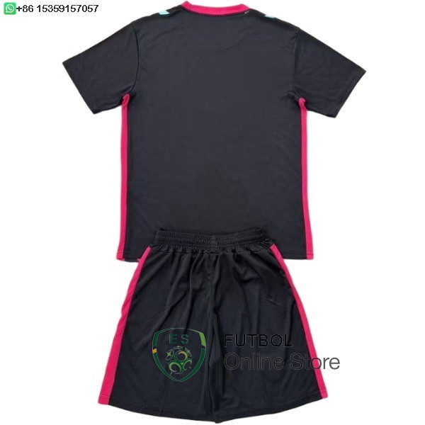 Camiseta Sunderland Conjunto Completo Hombre 25/2026 Portero Rosa Negro