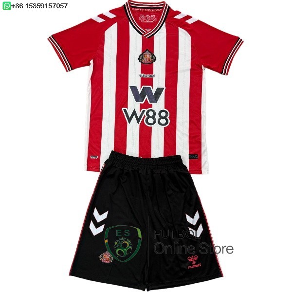 Camiseta Sunderland Conjunto Completo Hombre 25/2026 Primera Camiseta Sunderland Conjunto Completo Hombre 25/2026 Primera