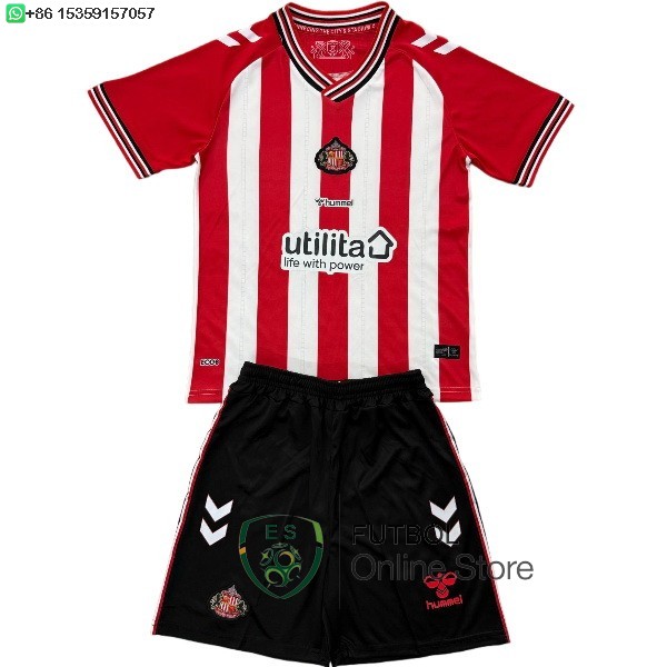 Camiseta Sunderland Ninos 25/2026 Primera Camiseta Sunderland Ninos 25/2026 Primera