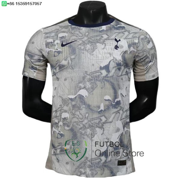 Camiseta Tottenham Hotspur 25/2026 Especial Jugadores Gris Camiseta Tottenham Hotspur 25/2026 Especial Jugadores Gris