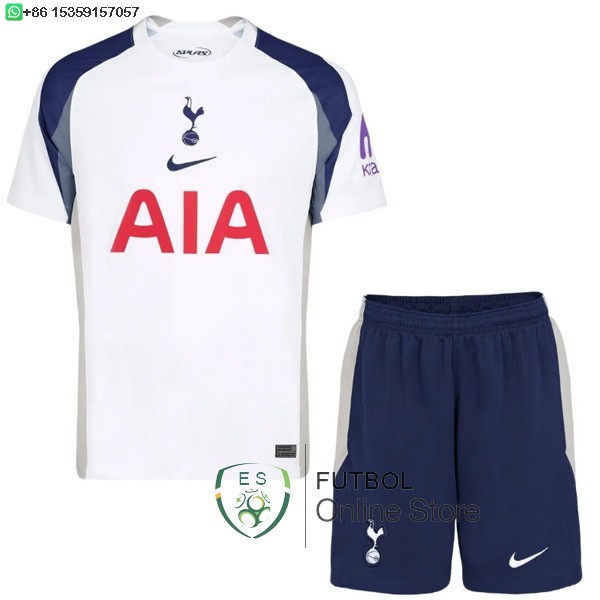 Camiseta Tottenham Hotspur Ninos 25/2026 Primera Camiseta Tottenham Hotspur Ninos 25/2026 Primera