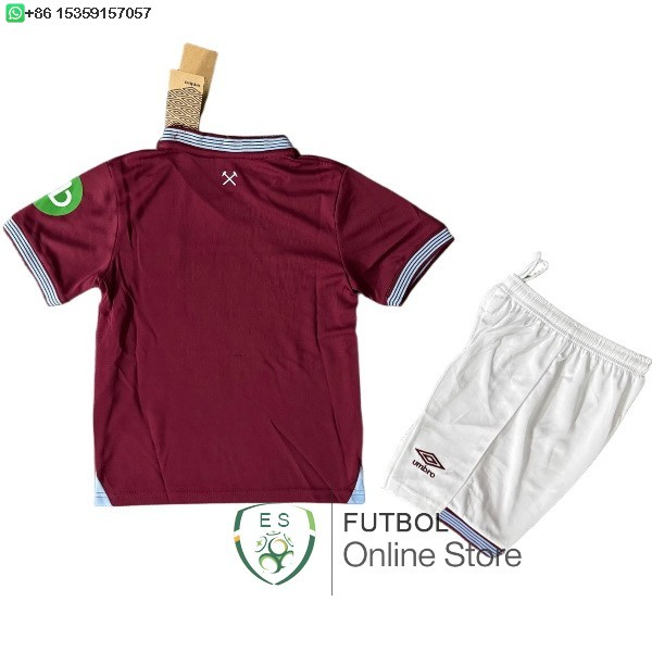 Camiseta West Ham United Ninos 25/2026 Primera