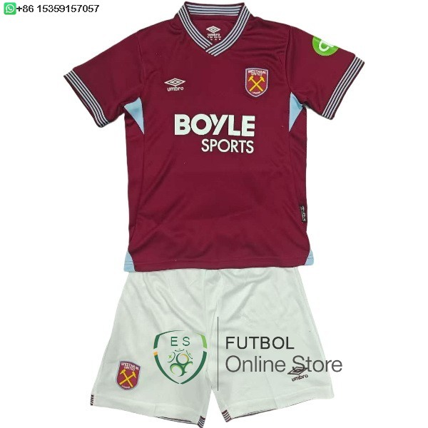 Camiseta West Ham United Ninos 25/2026 Primera I