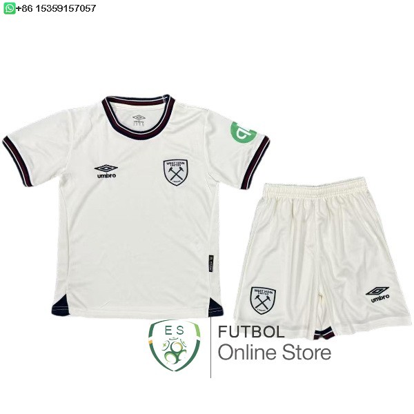 Camiseta West Ham United Ninos 25/2026 Segunda