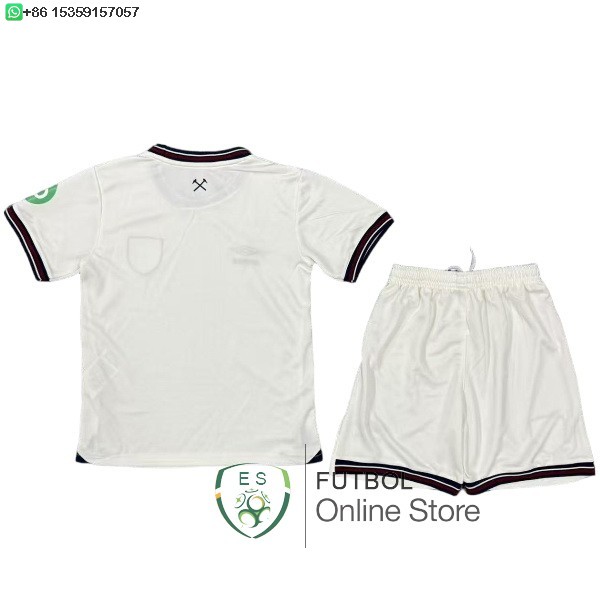 Camiseta West Ham United Ninos 25/2026 Segunda