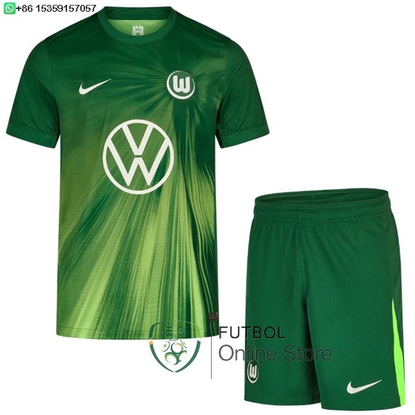 Camiseta Wolfsburgo Ninos 25/2026 Primera