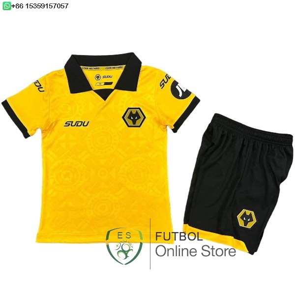 Camiseta Wolves Ninos 25/2026 Primera