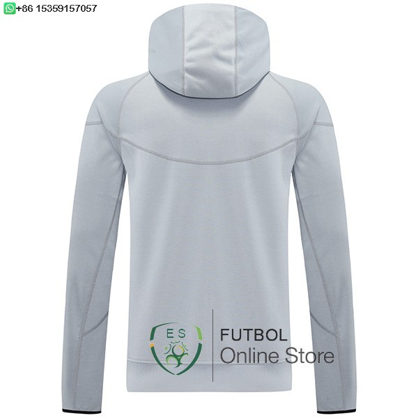 Chaqueta Con Capucha Barcelona 25/2026 Gris Claro