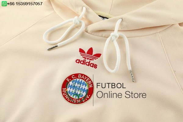 Chaqueta Con Capucha Bayern Munich 24/2025 Amarillo Rojo