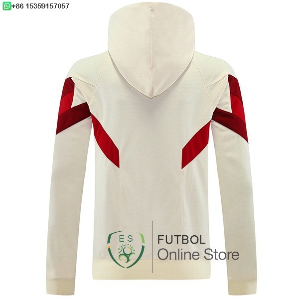 Chaqueta Con Capucha Bayern Munich 24/2025 Amarillo Rojo