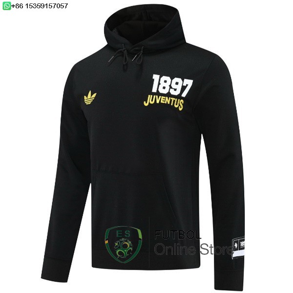 Chaqueta Con Capucha Juventus 24/2025 Negro