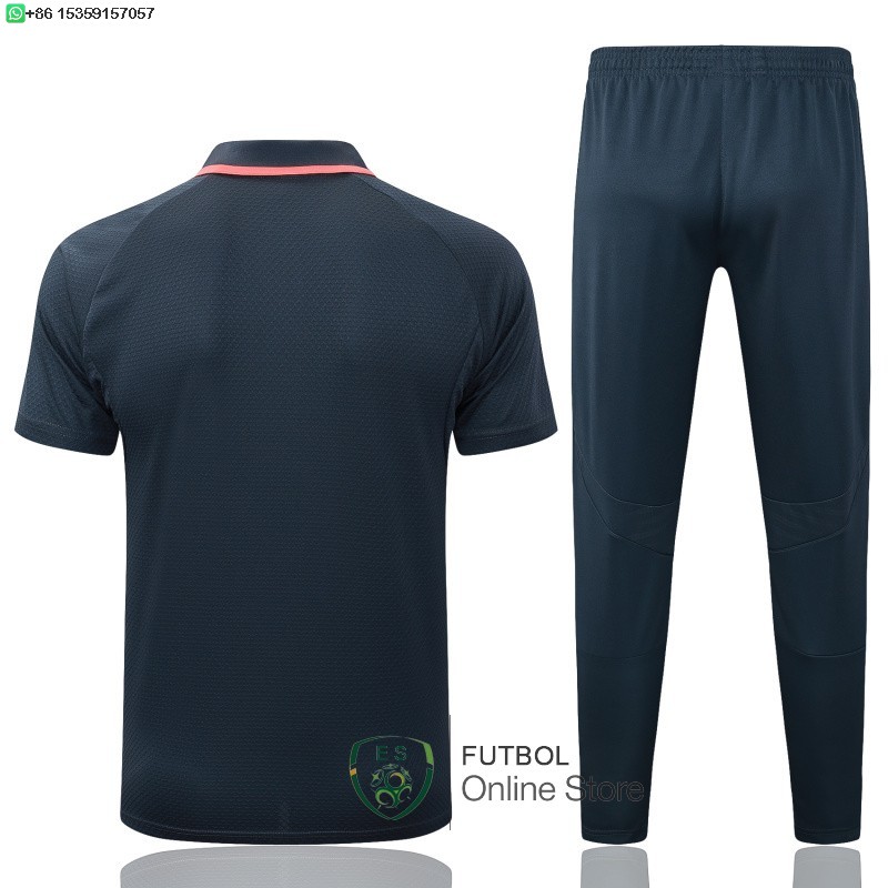 Conjunto Completo Polo Bayern Munich 25/2026 Gris Marino