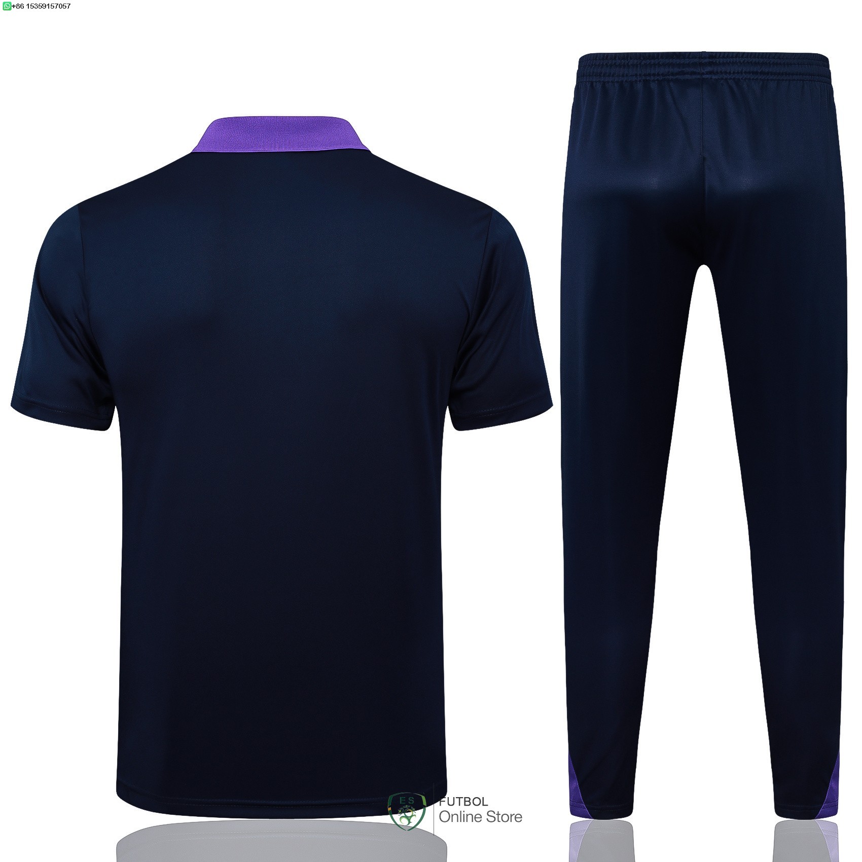 Conjunto Completo Polo Corinthians Paulista 25/2026 Azul Purpura