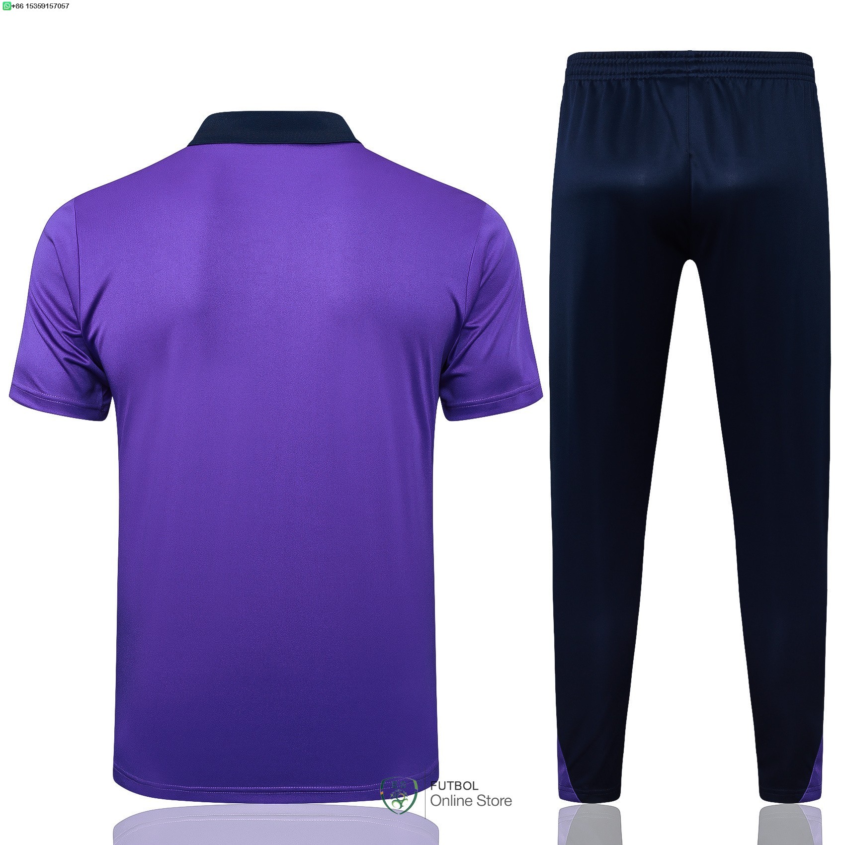 Conjunto Completo Polo Corinthians Paulista 25/2026 Purpura Azul