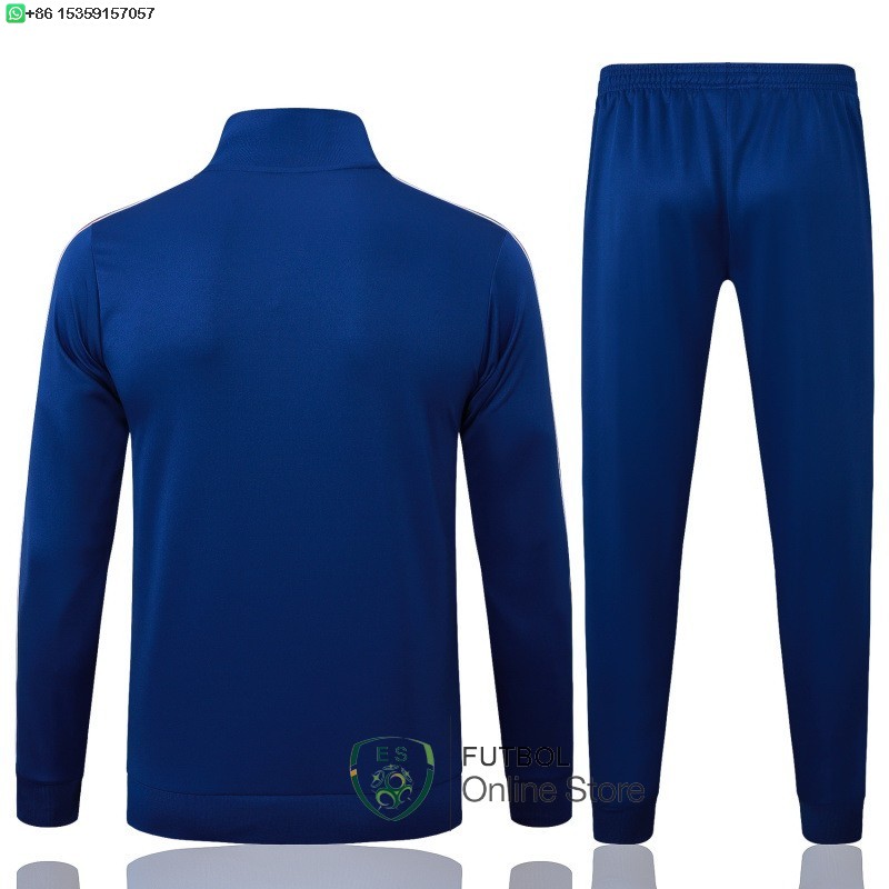 Conjunto Completo Ropa Deportiva Con Cremallera Larga Arsenal 25/2026 Azul I Marino