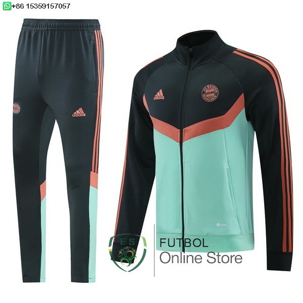 Conjunto Completo Ropa Deportiva Con Cremallera Larga Bayern Munich 24/2025 Gris Verde Conjunto Completo Ropa Deportiva Con Cremallera Larga Bayern Munich 24/2025 Gris Verde