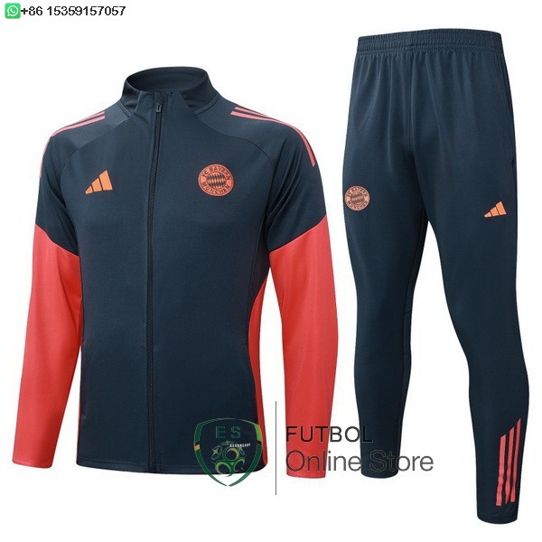 Conjunto Completo Ropa Deportiva Con Cremallera Larga Bayern Munich 25/2026 Gris Marino Rojo Conjunto Completo Ropa Deportiva Con Cremallera Larga Bayern Munich 25/2026 Gris Marino Rojo