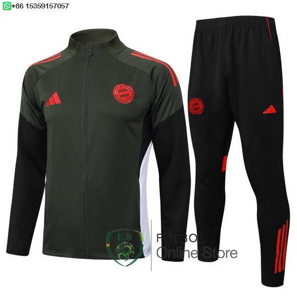 Conjunto Completo Ropa Deportiva Con Cremallera Larga Bayern Munich 25/2026 Verde Marino Conjunto Completo Ropa Deportiva Con Cremallera Larga Bayern Munich 25/2026 Verde Marino