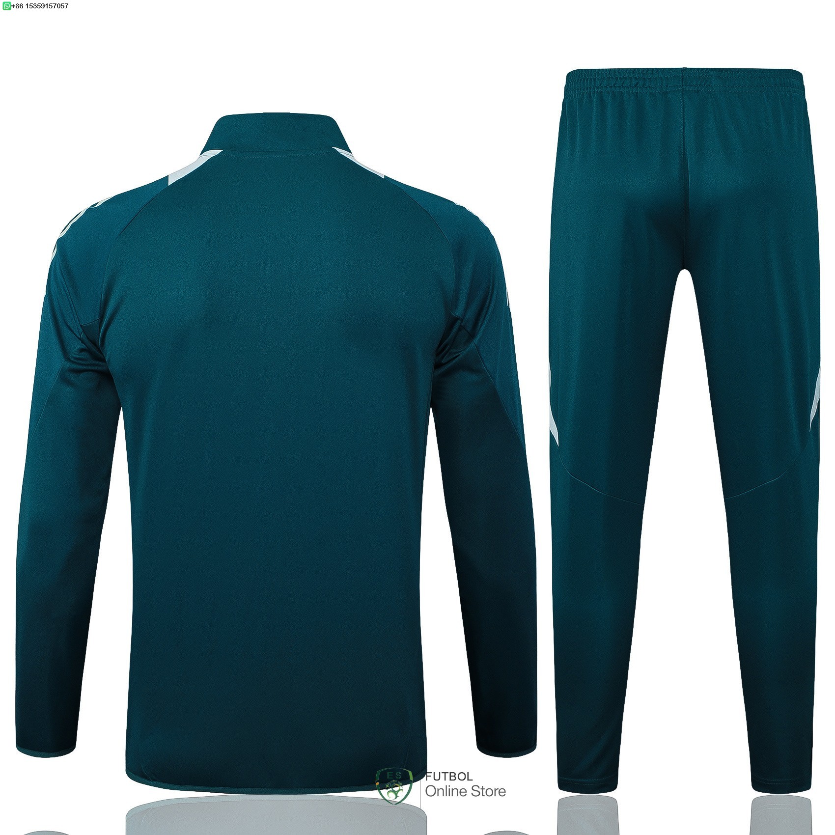 Conjunto Completo Ropa Deportiva Con Cremallera Larga Cruzeiro 25/2026 I Verde