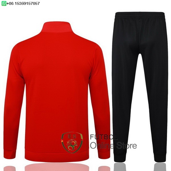Conjunto Completo Ropa Deportiva Con Cremallera Larga Flamengo 25/2026 Rojo