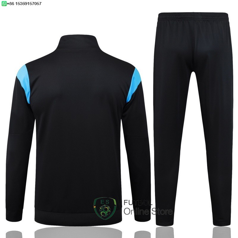 Conjunto Completo Ropa Deportiva Con Cremallera Larga Gremio 25/2026 Negro