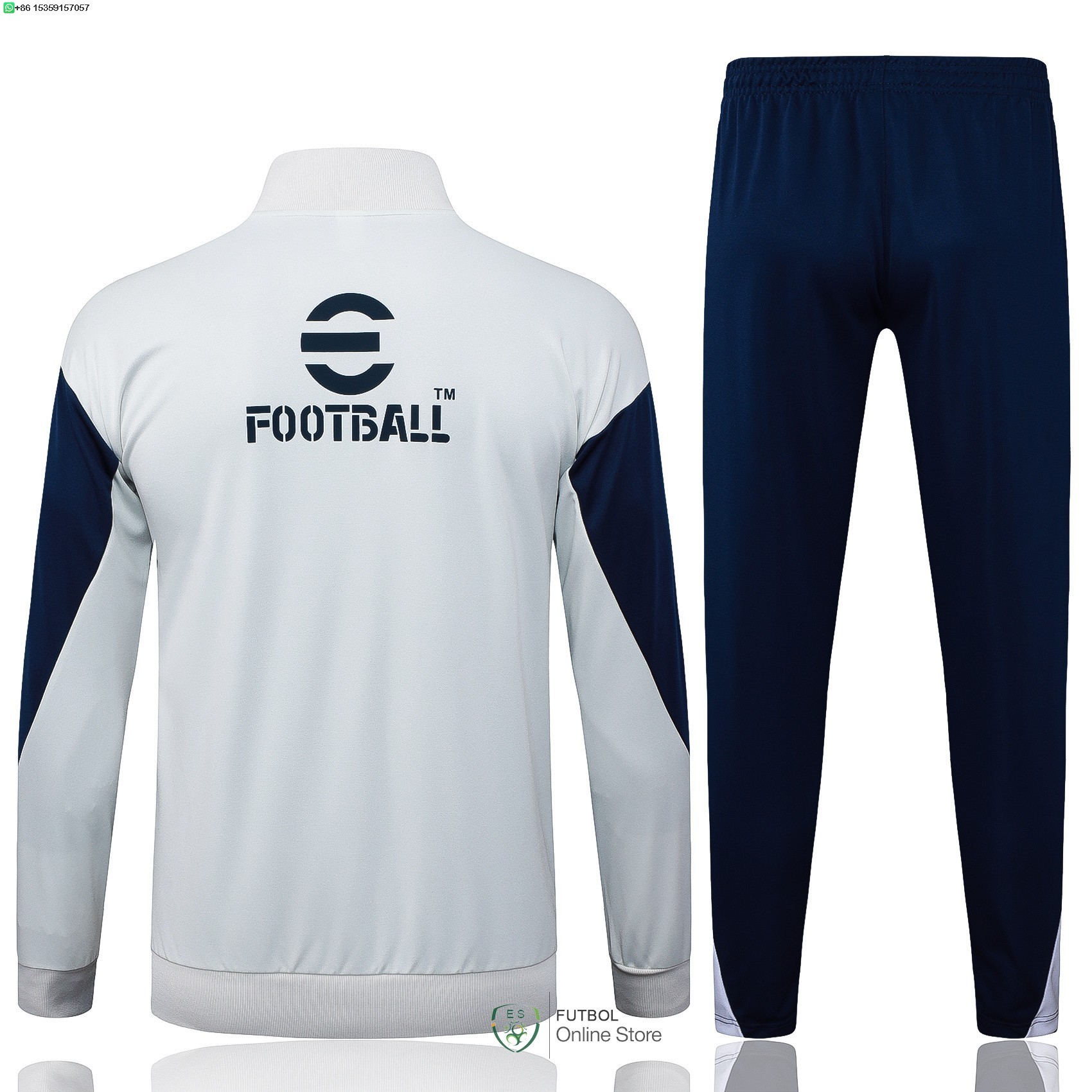 Conjunto Completo Ropa Deportiva Con Cremallera Larga Inter Milan 25/2026 Gris Azul