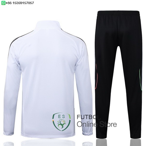 Conjunto Completo Ropa Deportiva Con Cremallera Larga Juventus 25/2026 Blanco Negro