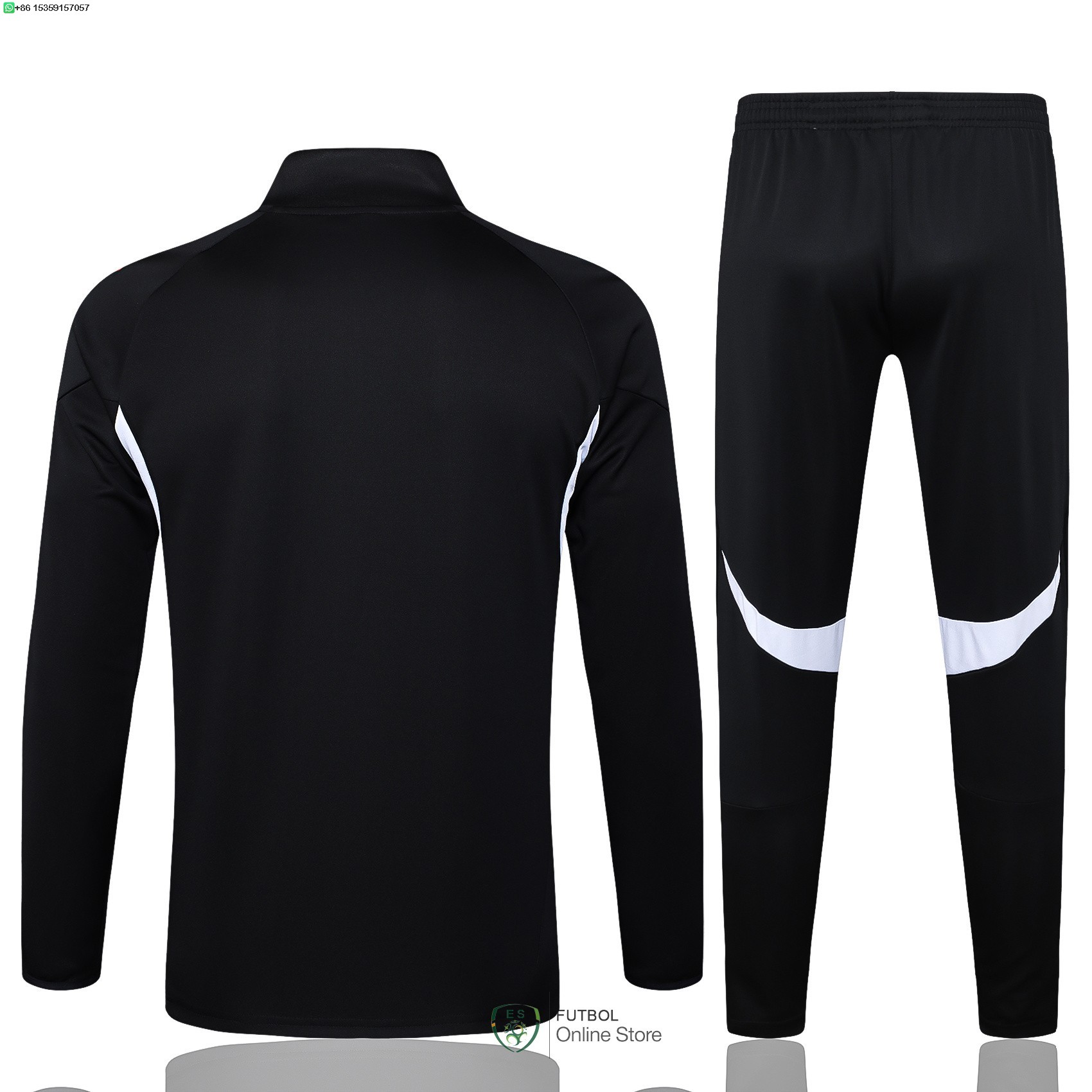 Conjunto Completo Ropa Deportiva Con Cremallera Larga Liverpool 25/2026 Negro Rojo