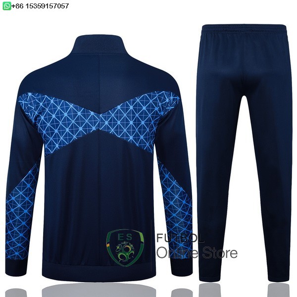 Conjunto Completo Ropa Deportiva Con Cremallera Larga Ninos Paris Saint Germain 25/2026 Azul Marino