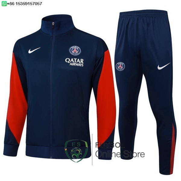 Conjunto Completo Ropa Deportiva Con Cremallera Larga Ninos Paris Saint Germain 25/2026 Azul Marino Rojo Conjunto Completo Ropa Deportiva Con Cremallera Larga Ninos Paris Saint Germain 25/2026 Azul Marino Rojo