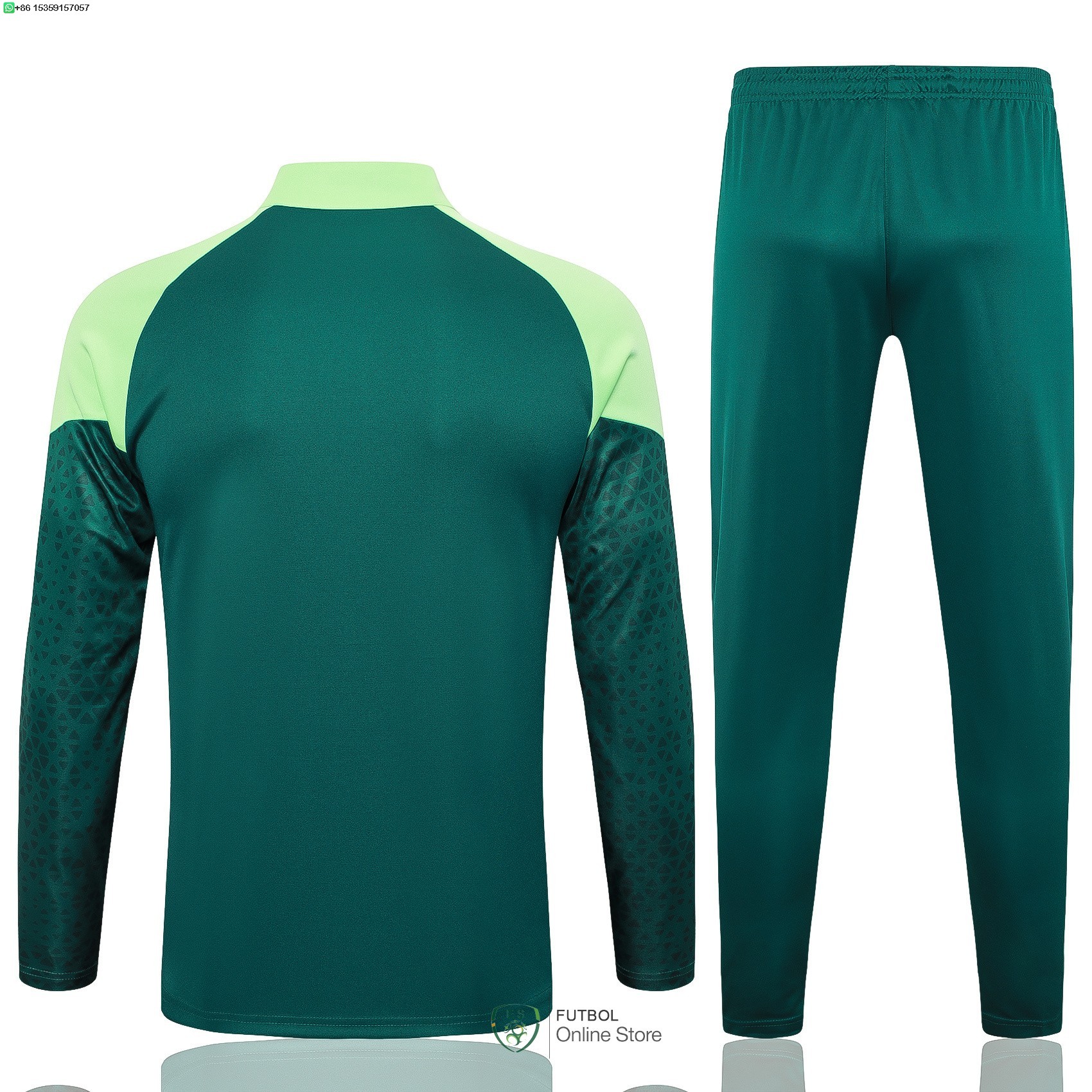 Conjunto Completo Ropa Deportiva Con Cremallera Larga Palmeiras 25/2026 Verde