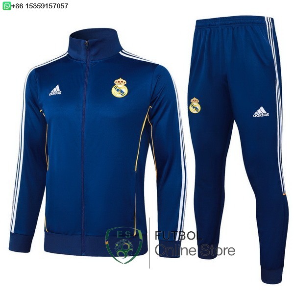 Conjunto Completo Ropa Deportiva Con Cremallera Larga Real Madrid Real Madrid 25/2026 Azul I Marino Conjunto Completo Ropa Deportiva Con Cremallera Larga Real Madrid Real Madrid 25/2026 Azul I Marino