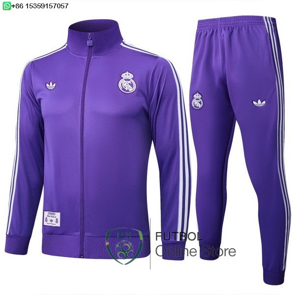 Conjunto Completo Ropa Deportiva Con Cremallera Larga Real Madrid Real Madrid 25/2026 I Purpura Conjunto Completo Ropa Deportiva Con Cremallera Larga Real Madrid Real Madrid 25/2026 I Purpura