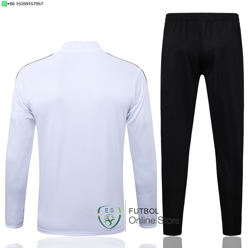 Conjunto Completo Sudadera Entrenamiento Alemania 2025 Blanco Negro