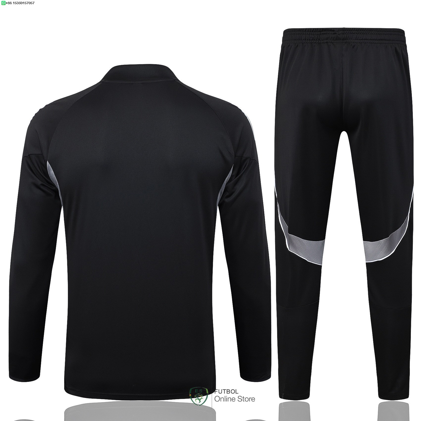 Conjunto Completo Sudadera Entrenamiento Alemania 2025 Negro Blanco