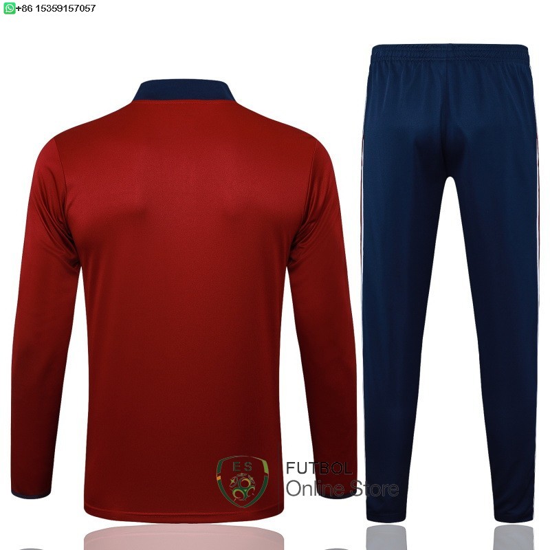 Conjunto Completo Sudadera Entrenamiento Arsenal 25/2026 Rojo Azul Marino