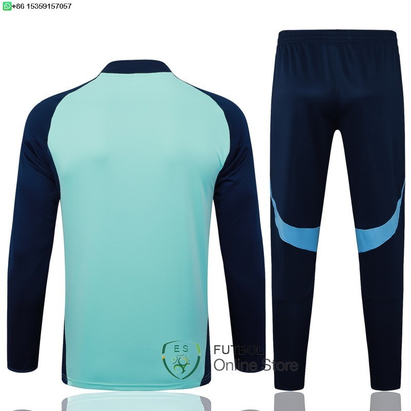 Conjunto Completo Sudadera Entrenamiento Arsenal 25/2026 Verde Azul Marino