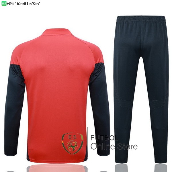 Conjunto Completo Sudadera Entrenamiento Bayern Munich 25/2026 Rojo Gris